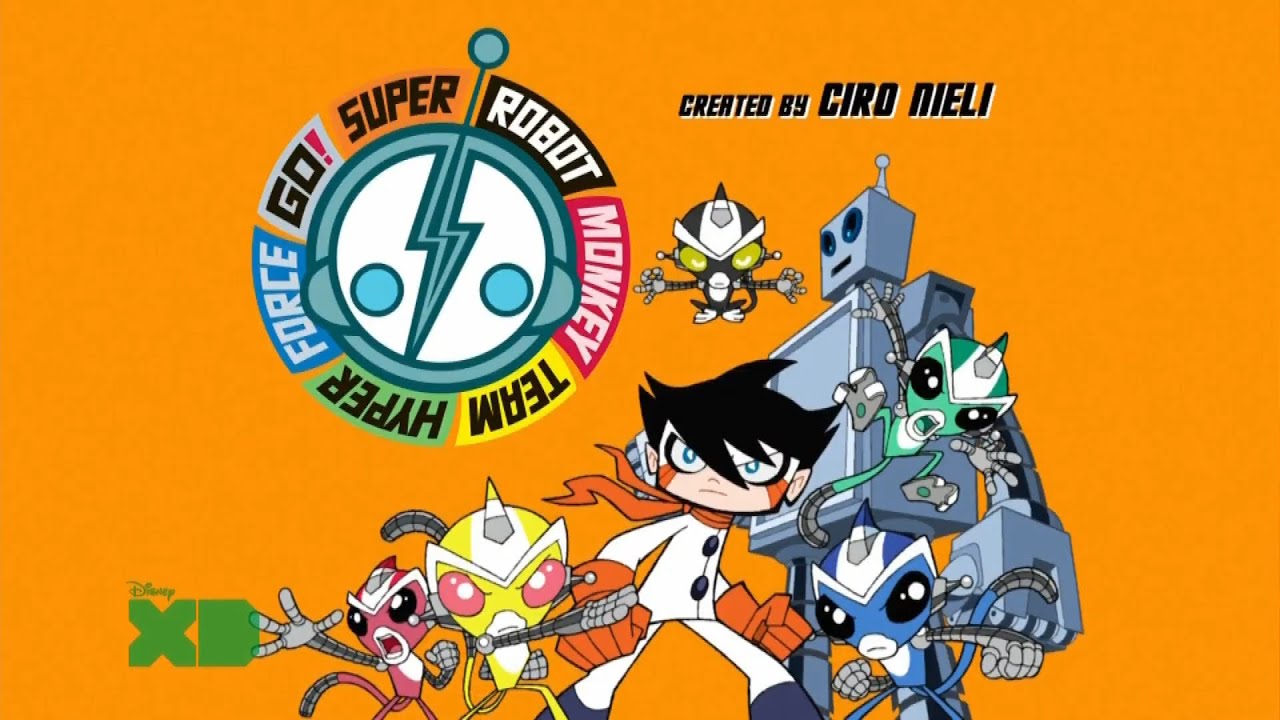 Super Robot Monkey Team Hyperforce Go! - Theme Song (Multilanguage, HQ)
