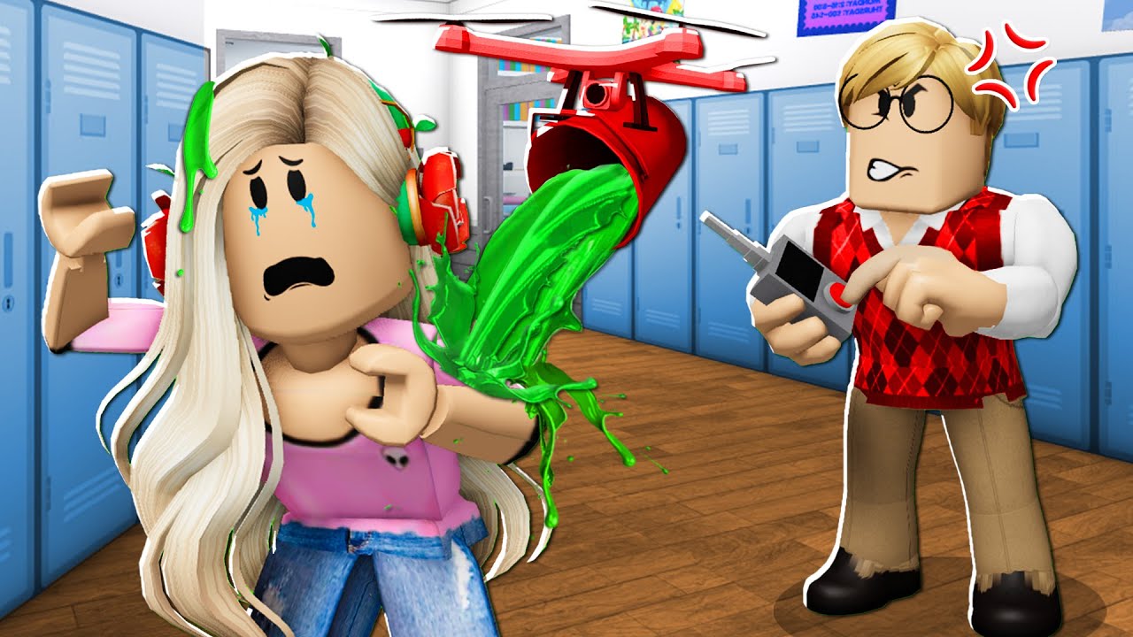 Брат-ботаник возненавидел популярную сестру! (Roblox)