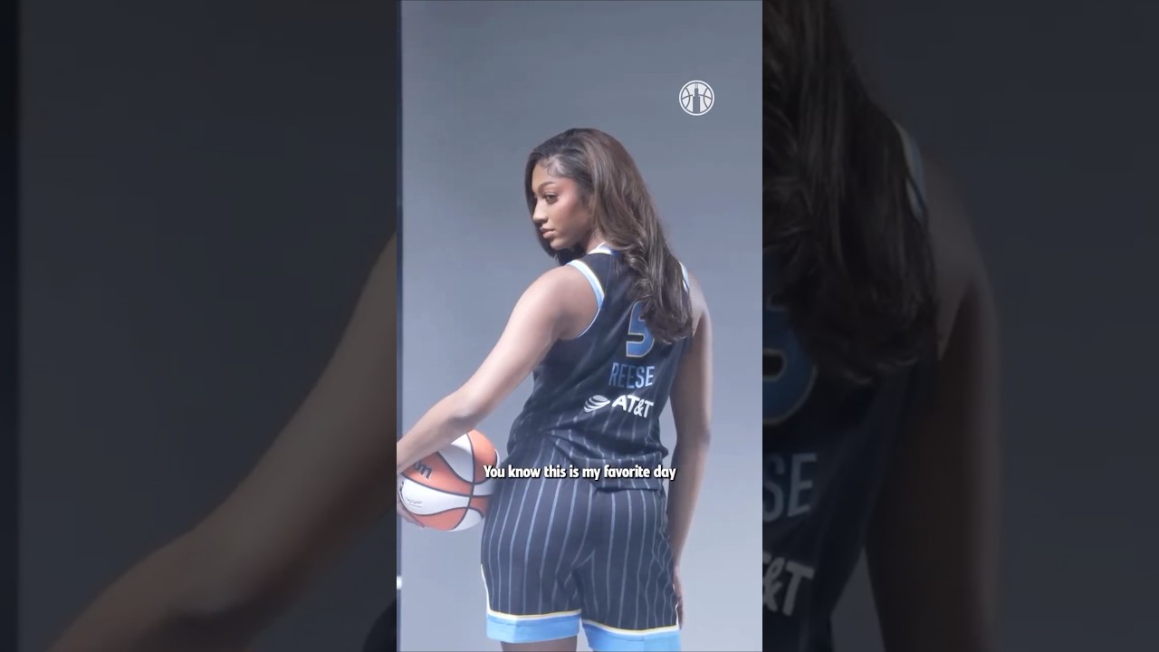 BTS Chicago Sky media day | WNBA women's basketball #shorts #short Angel Reese, Hailey Van Lith