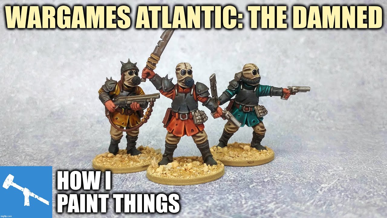 Speed Painting 'The Damned' from Wargames Atlantic - Drybrushing FTW! [How I Paint Things]