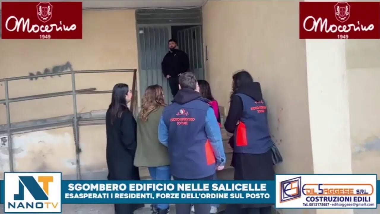 Afragola-Sgomberi edificio nel Rione Salicelle in corso: residenti esasperati