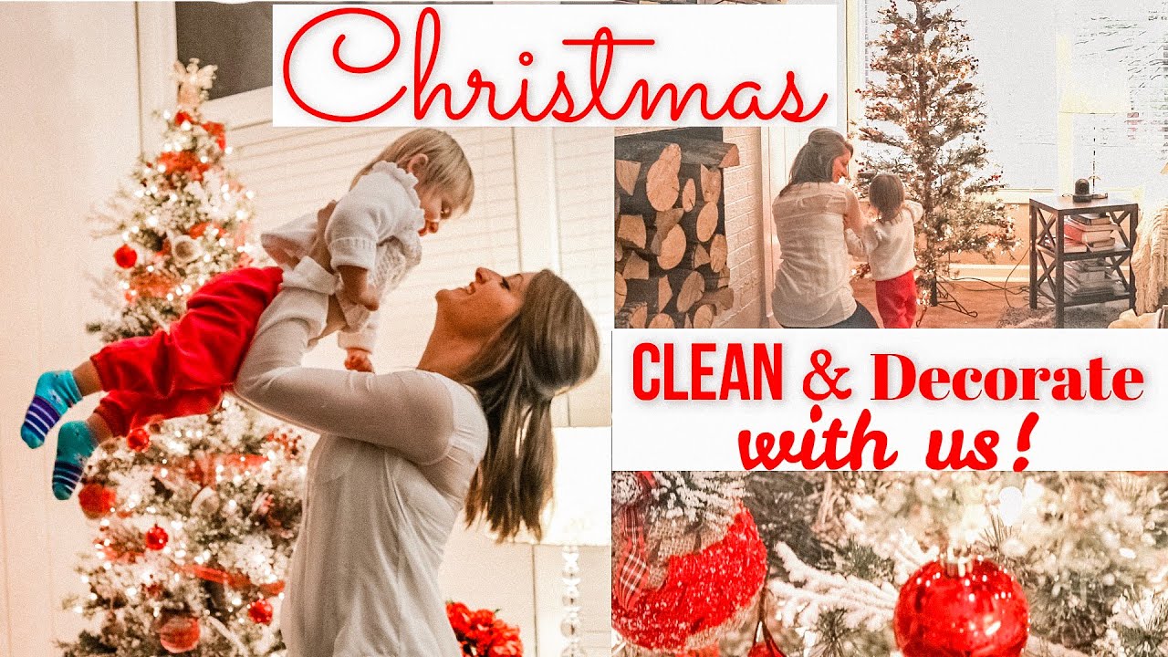 CHRISTMAS CLEAN AND DECORATE WITH ME 2019 | DIY HOME DECORATION IDEAS