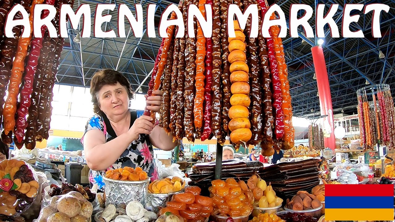 Best MARKET IN ARMENIA selling fresh food (GUM Market)