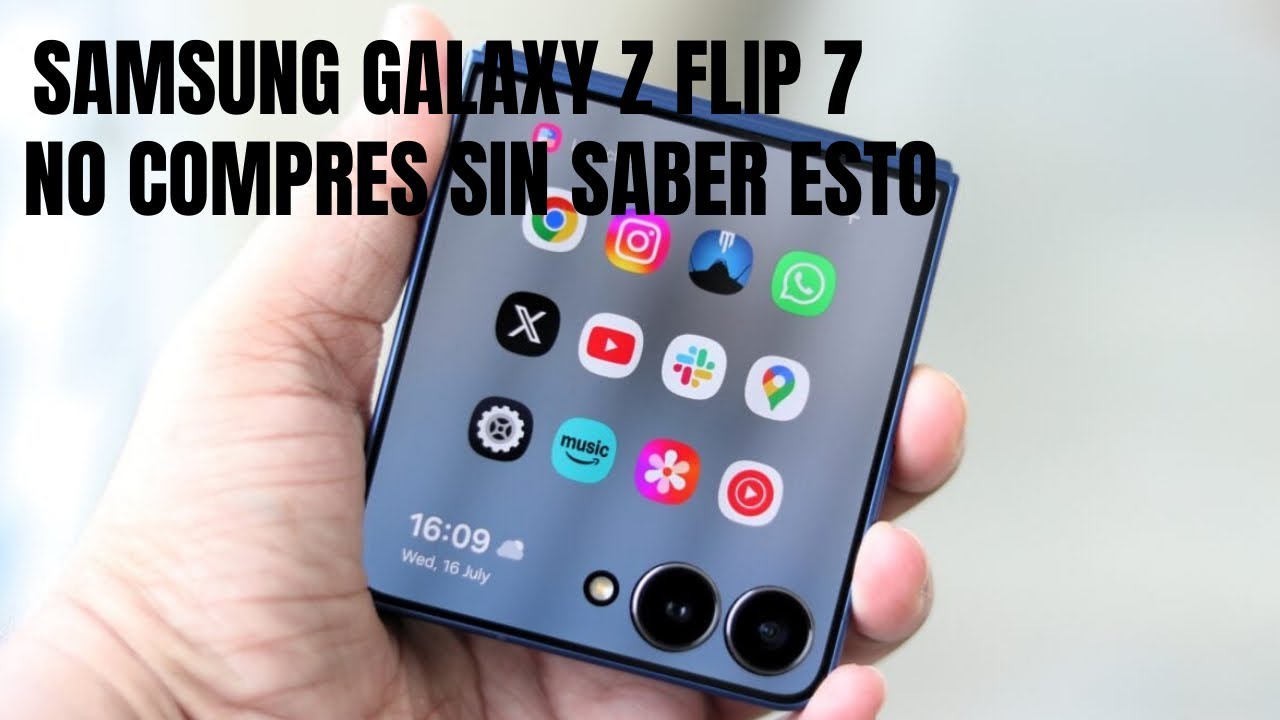 Galaxy Z Flip7  Review ¿EL mejor o PEOR TELÉFONO PLEGABLE DEL AÑO?
