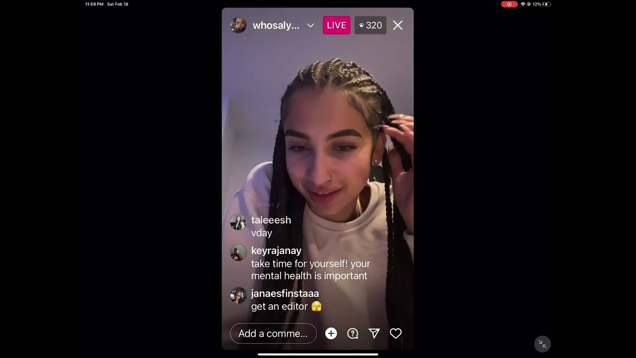 Alyssa Howard Instagram Live : being ignorant