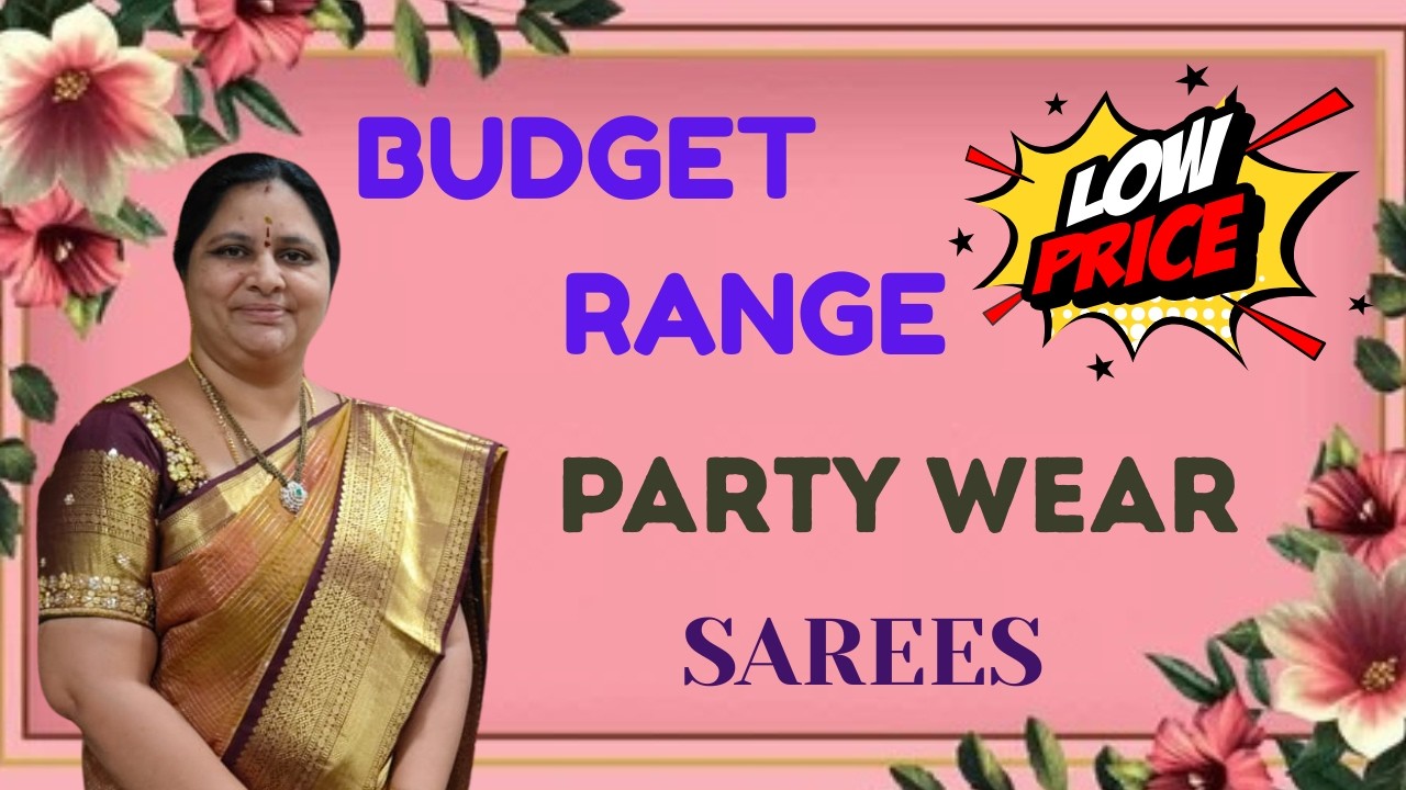 బడ్జెట్ రేంజ్ లో బెస్ట్ పార్టీ వేర్ చీరలు!!! 🥳🥳 Low Prices on Best Party Wear sarees🥳🥳 DON'T MISS!!