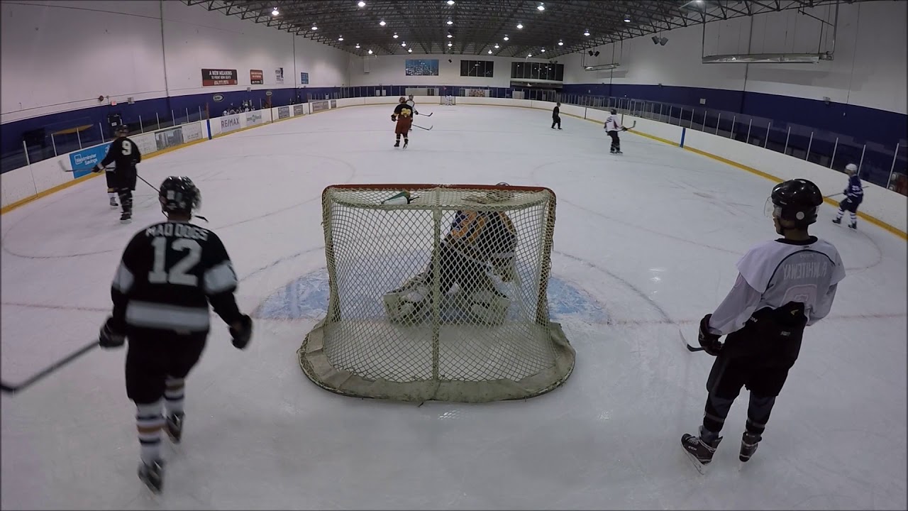 GOPRO GOALIE UZI MAKES SAVE WITH NO GLOVE ON!