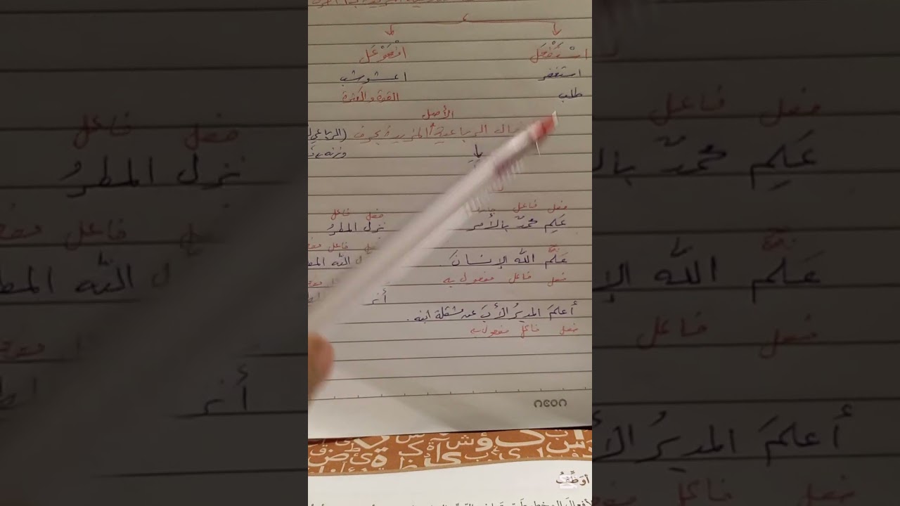 اللغة العربية الصف العاشر شرح درس معاني الأفعال المزيدة الجزء الثاني 
