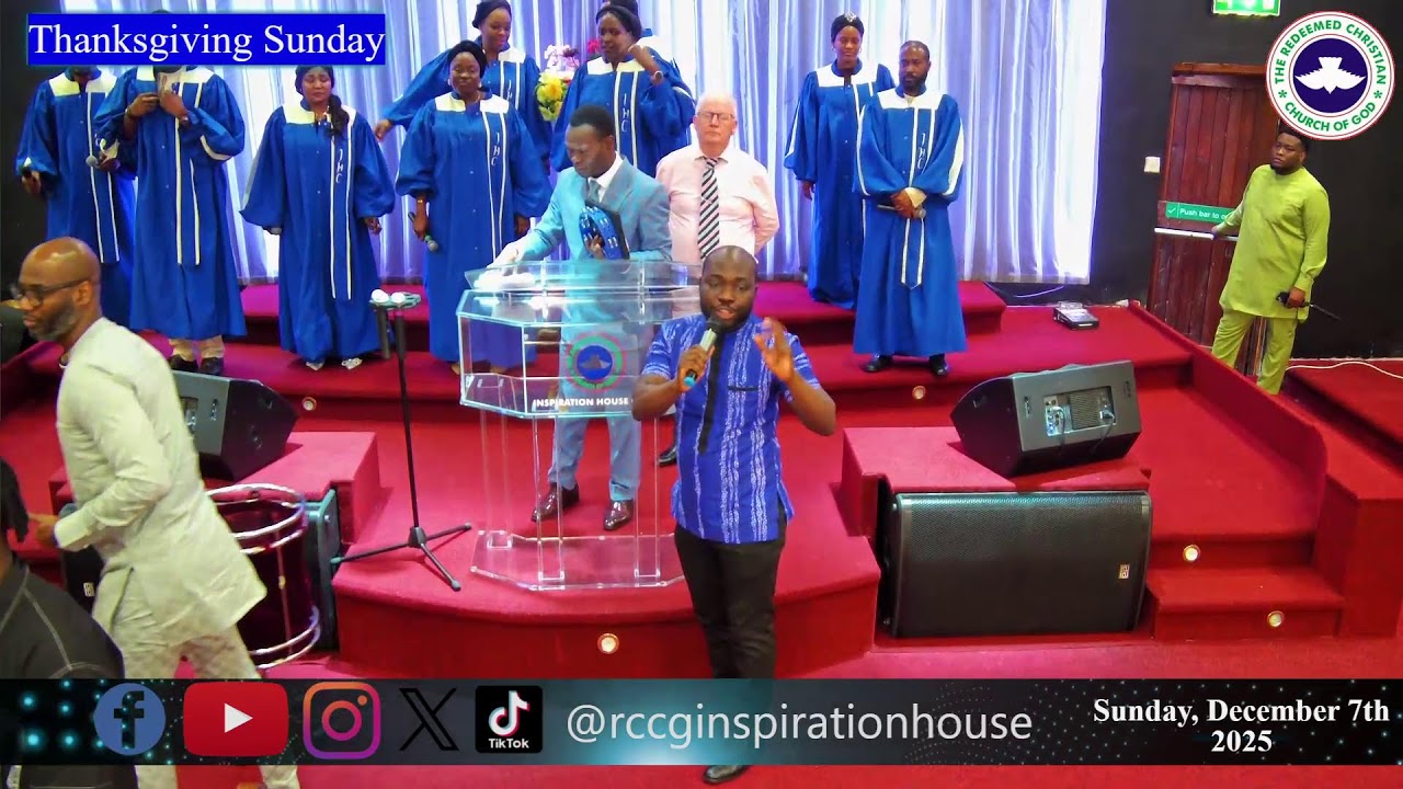 RCCG Inspiration House Cork - Thanksgiving Sunday, December 7th 2025.