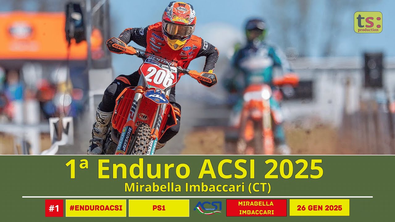 Enduro Sicilia 1ª Acsi Mirabella Imbaccari (CT) PS1 | GEN 2025