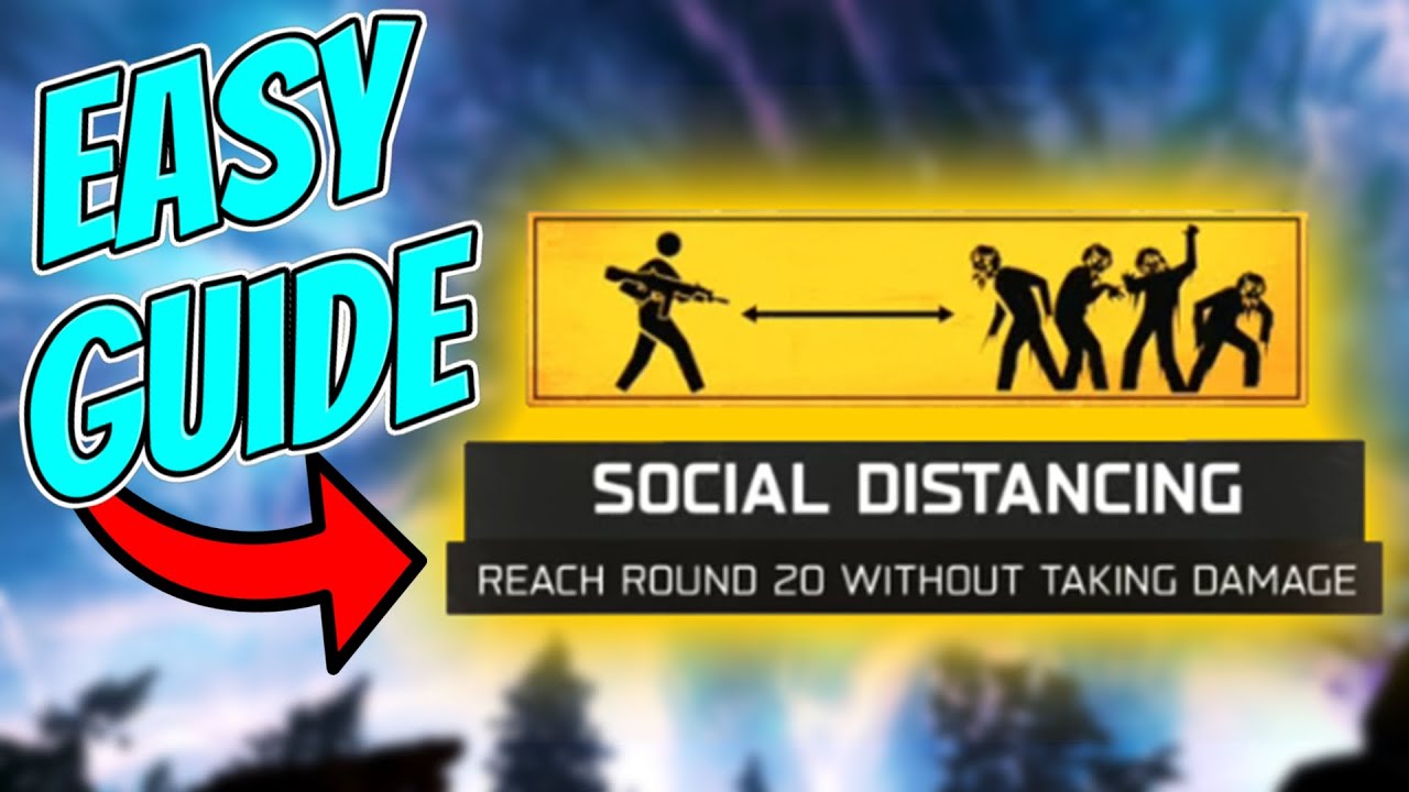EASIEST 'SOCIAL DISTANCING' DARK OPS CHALLENGE METHOD - Ashes of The Damned Black Ops 7 Zombies