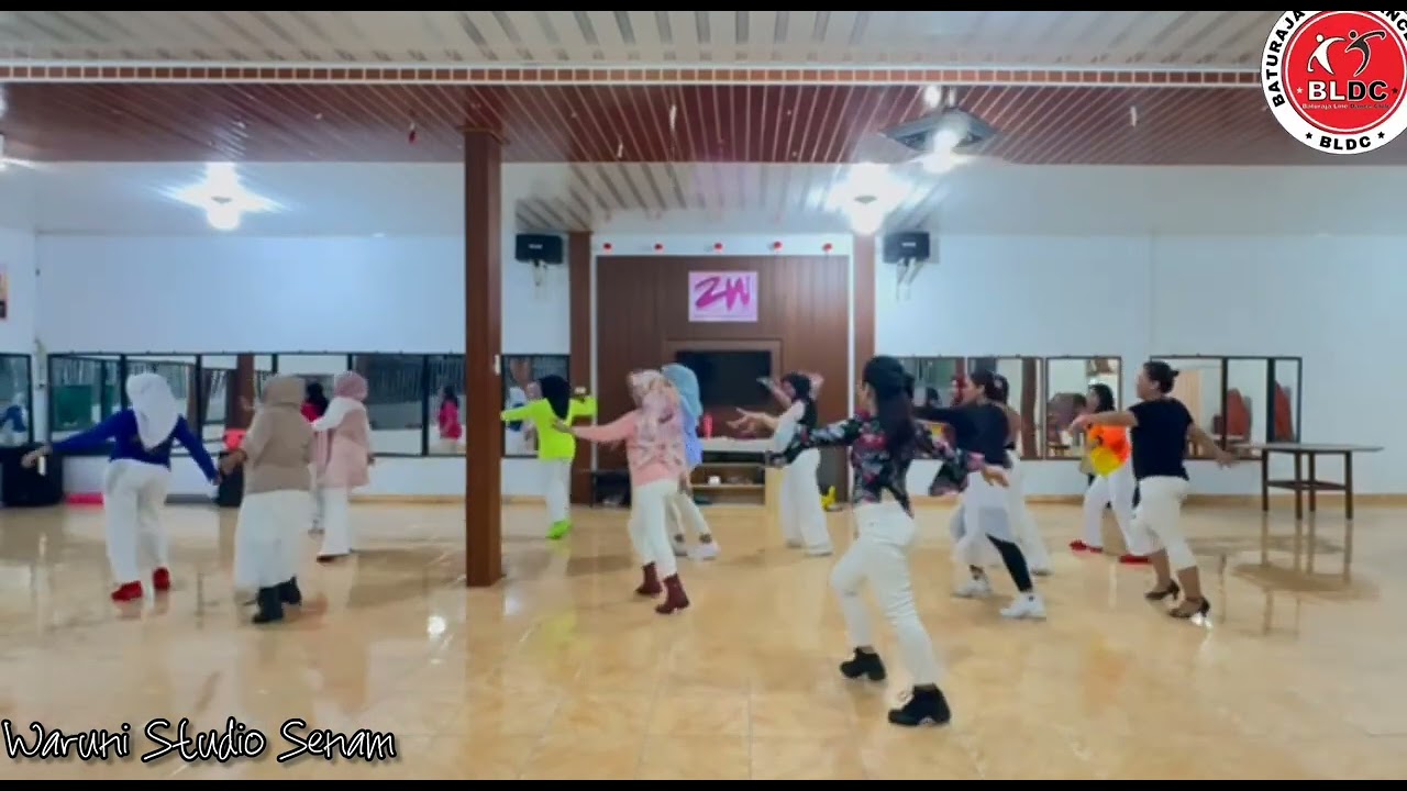 TUKA TUKA SAMBA demo by BLDC #linedance #linedanceclass #komdi #linedanceindonesia #viral 