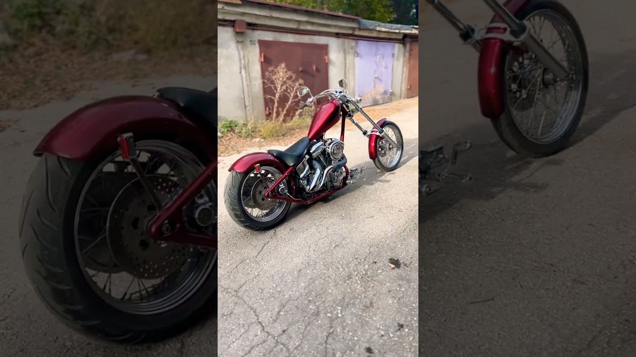 Запуск custom chopper Sain 1800 куб. см., Evolution Revtech 110. 