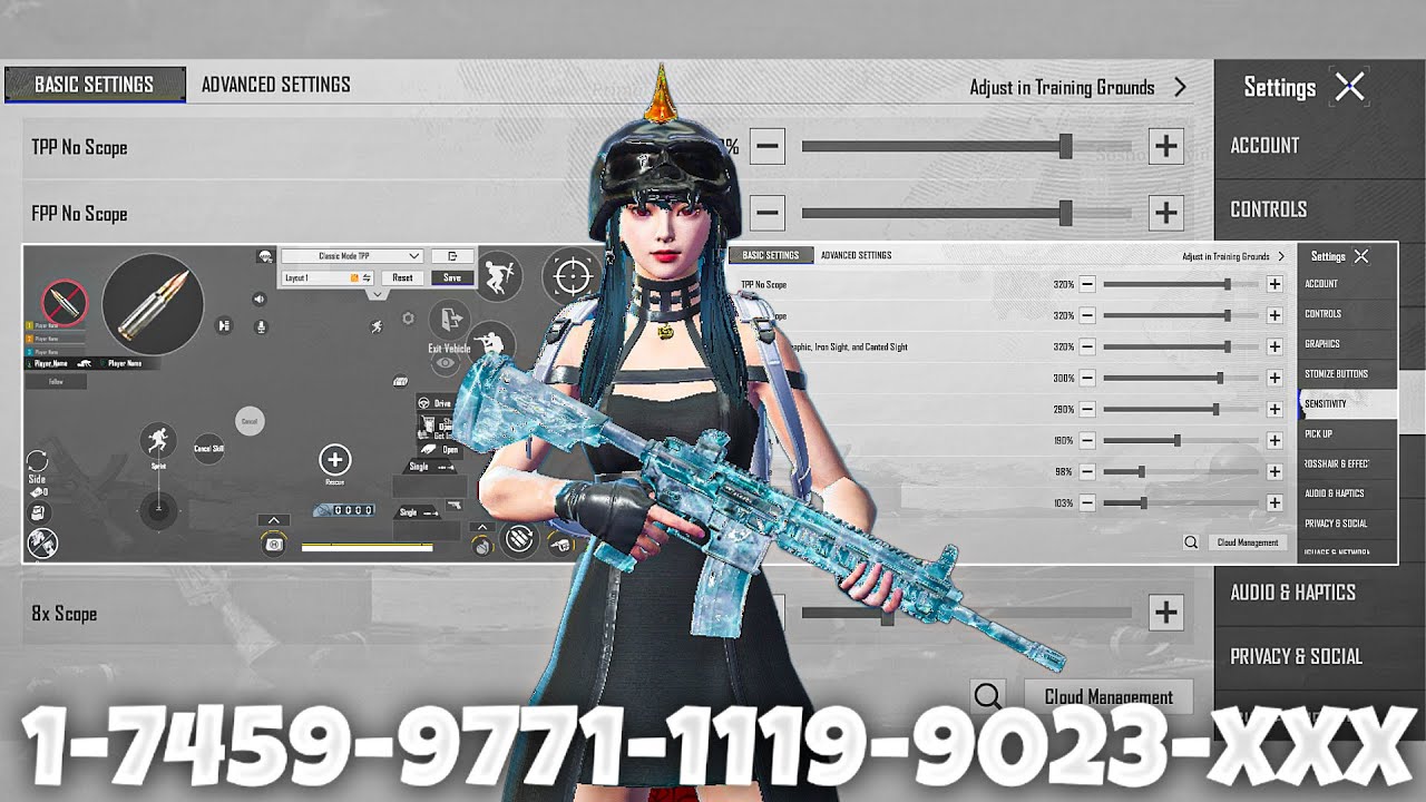 Bgmi Sensitivity Settings 🔥2026 Zero Recoil Sensitivity Code in Bgmi/Pubg | Bgmi 4.5 Sensitivity