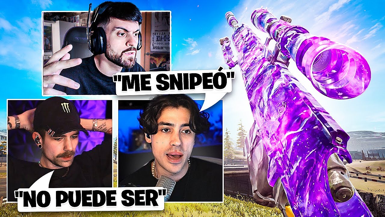 ASÍ REACCIONAN AL VERME JUGAR A SNIPER en WARZONE