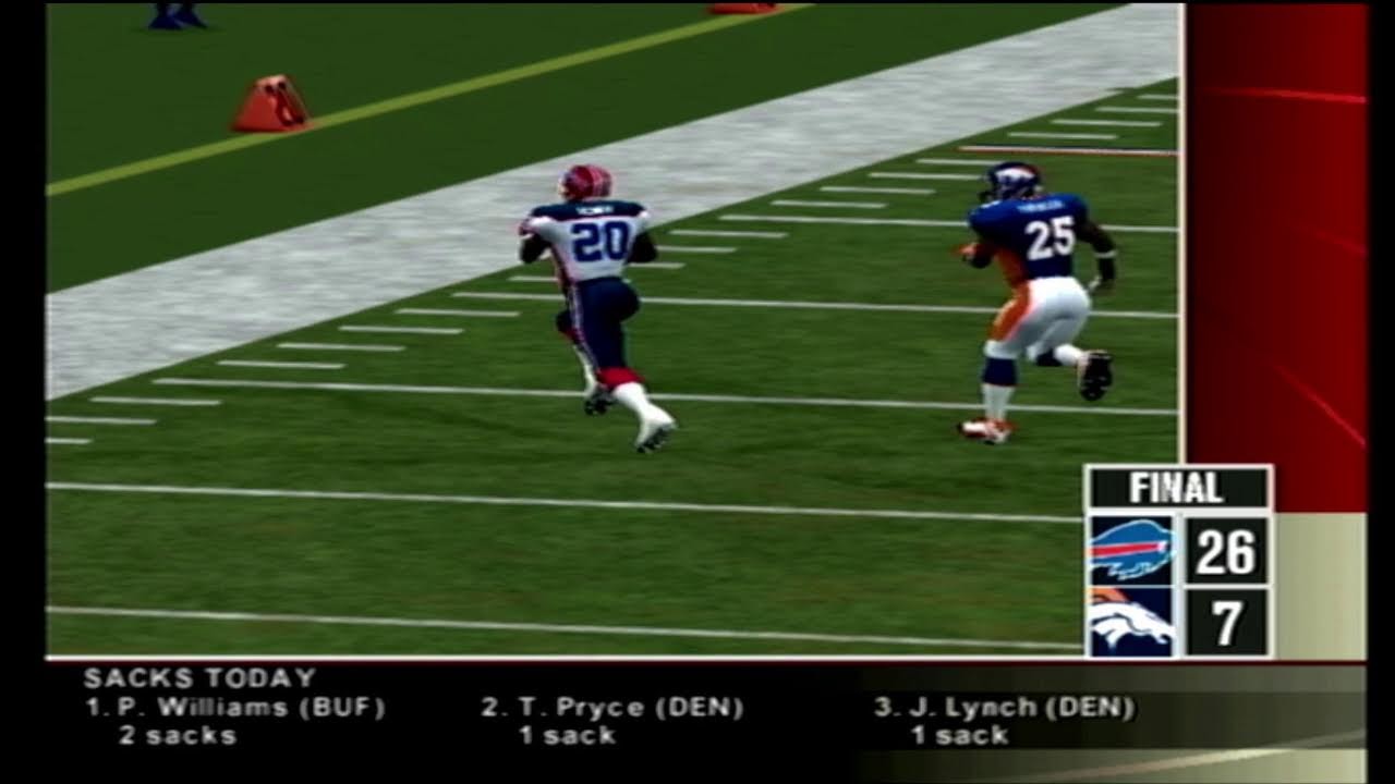 ESPN NFL 2K5 Denver Broncos vs Buffalo Bills Live