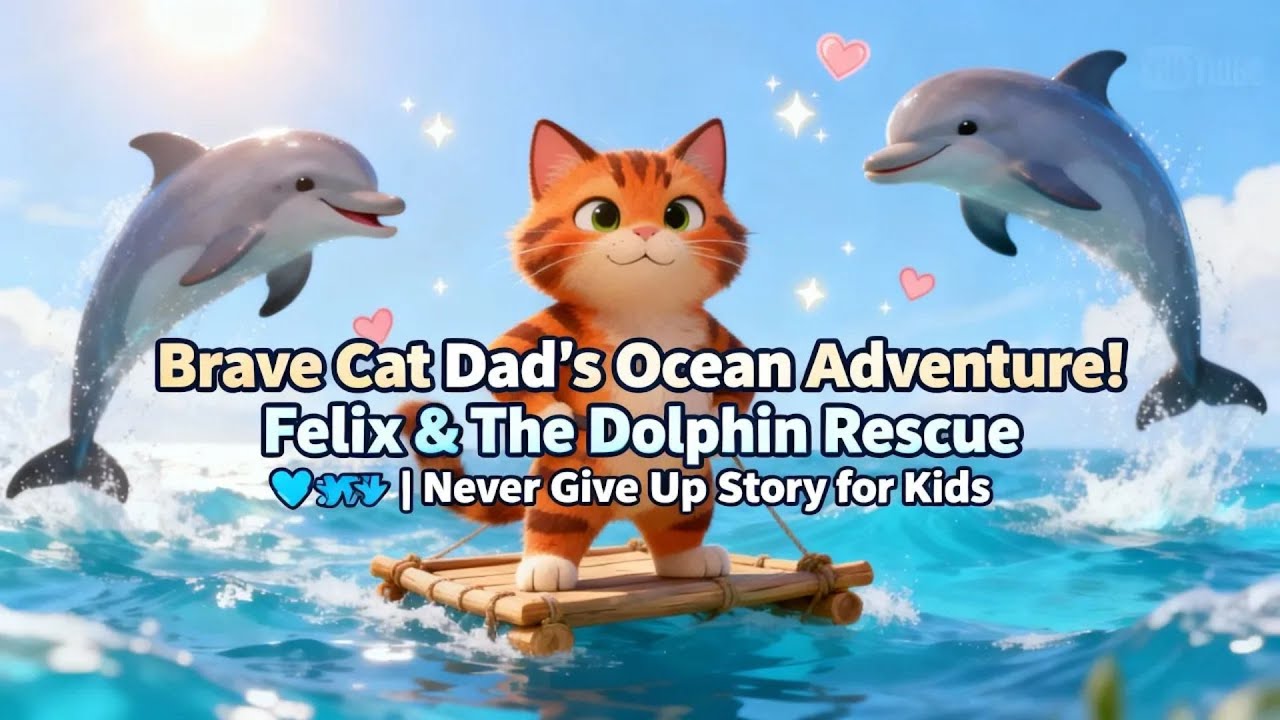 When a Storm Separated This Cat Dad From His Kittens, Dolphins Showed Him the Way Home