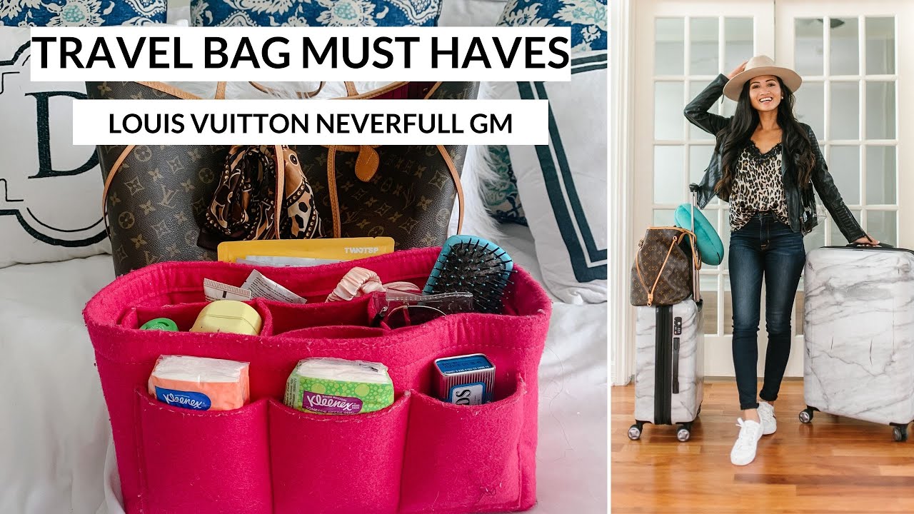 What's In My Travel Bag - Louis Vuitton Neverfull