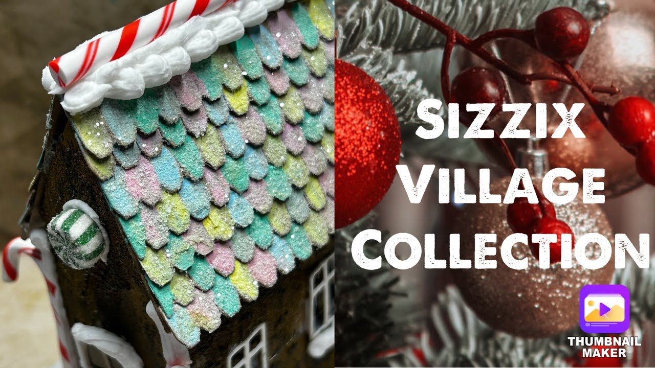 Craftmas Day 3: TFJ Inspiration Ave: Holiday Homecoming: Tim Holtz Sizzix Village Gingerbread House