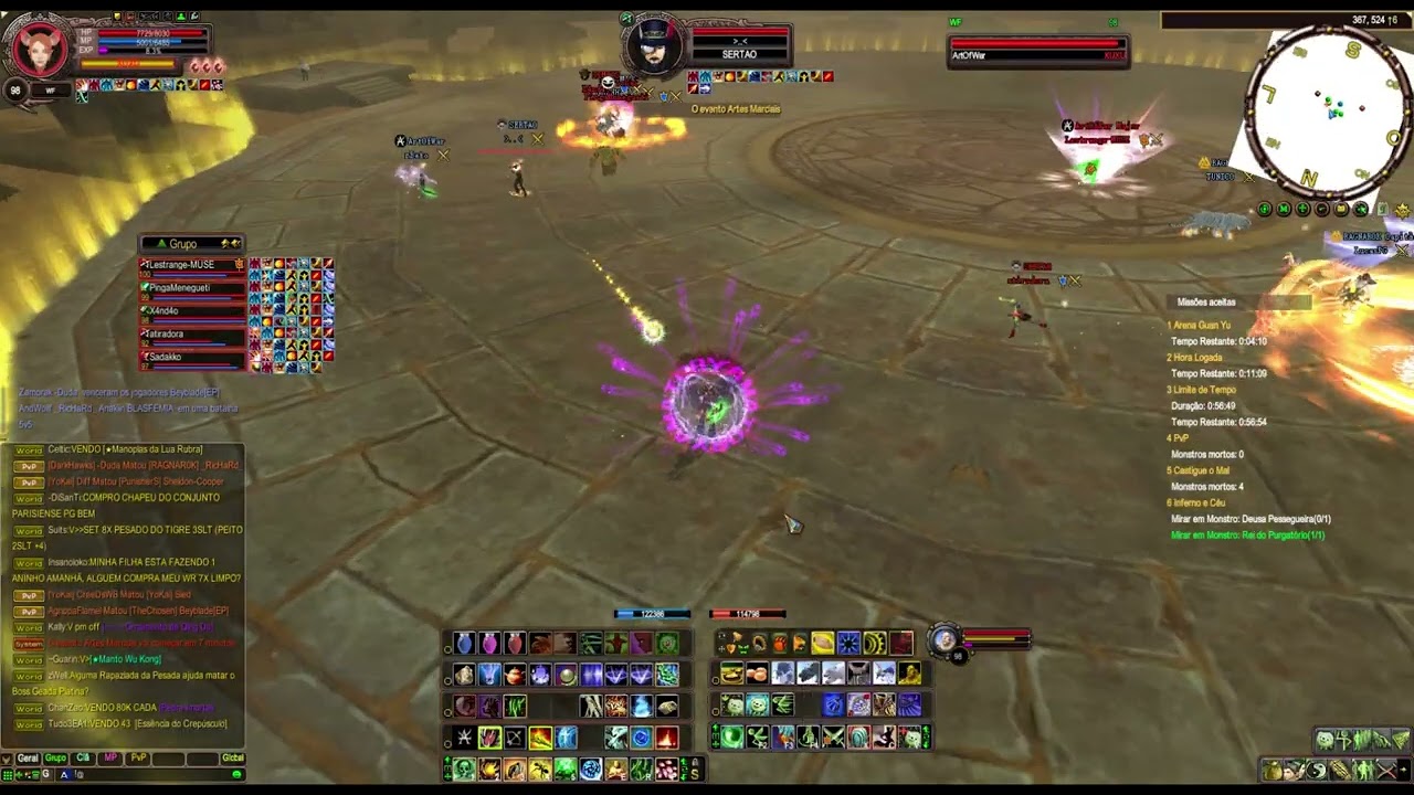 The Classic PW 1.2.6 - Compilado Arena Guan Yu - WF GOD 98