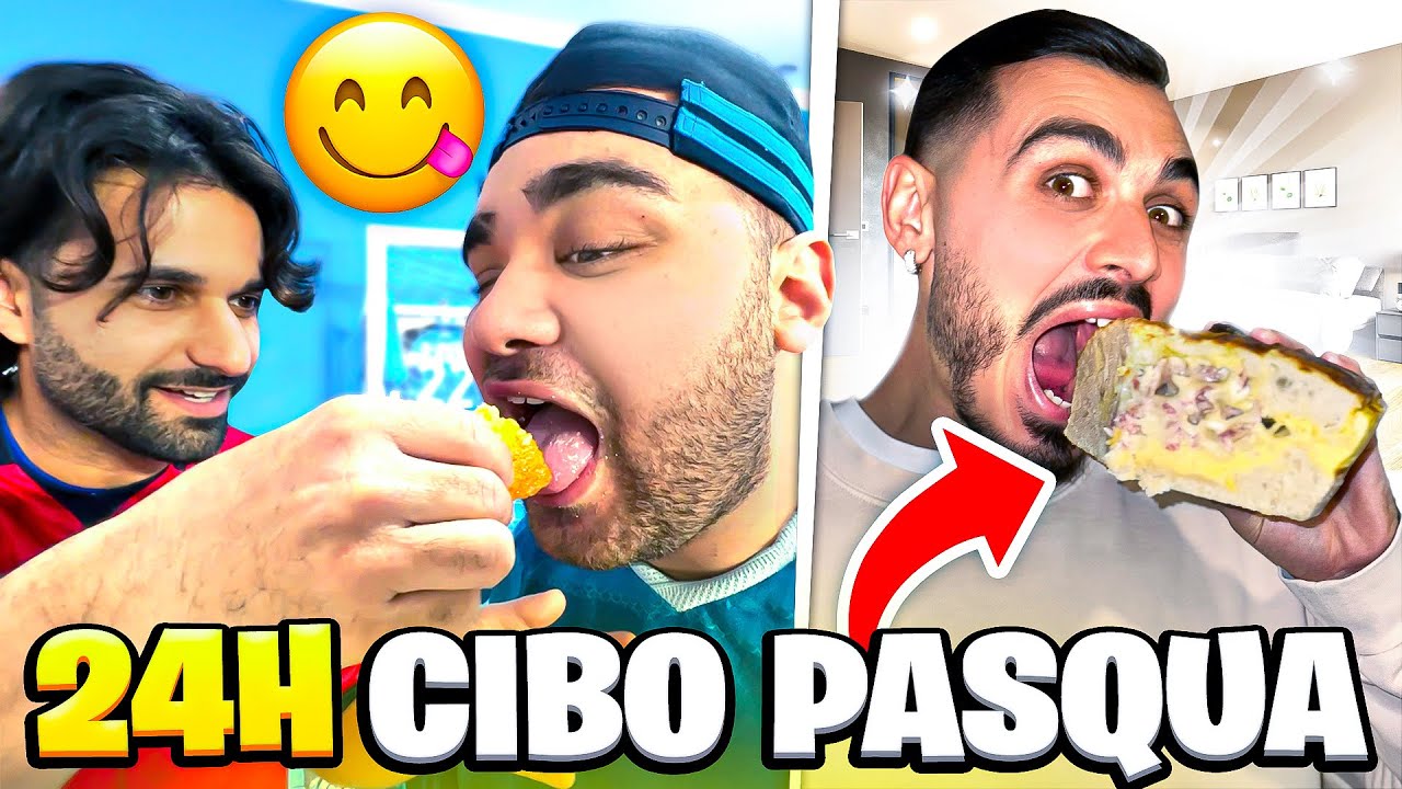 🥚 MANGIAMO SOLO CIBO DI PASQUA PER 24 ORE! 🐣