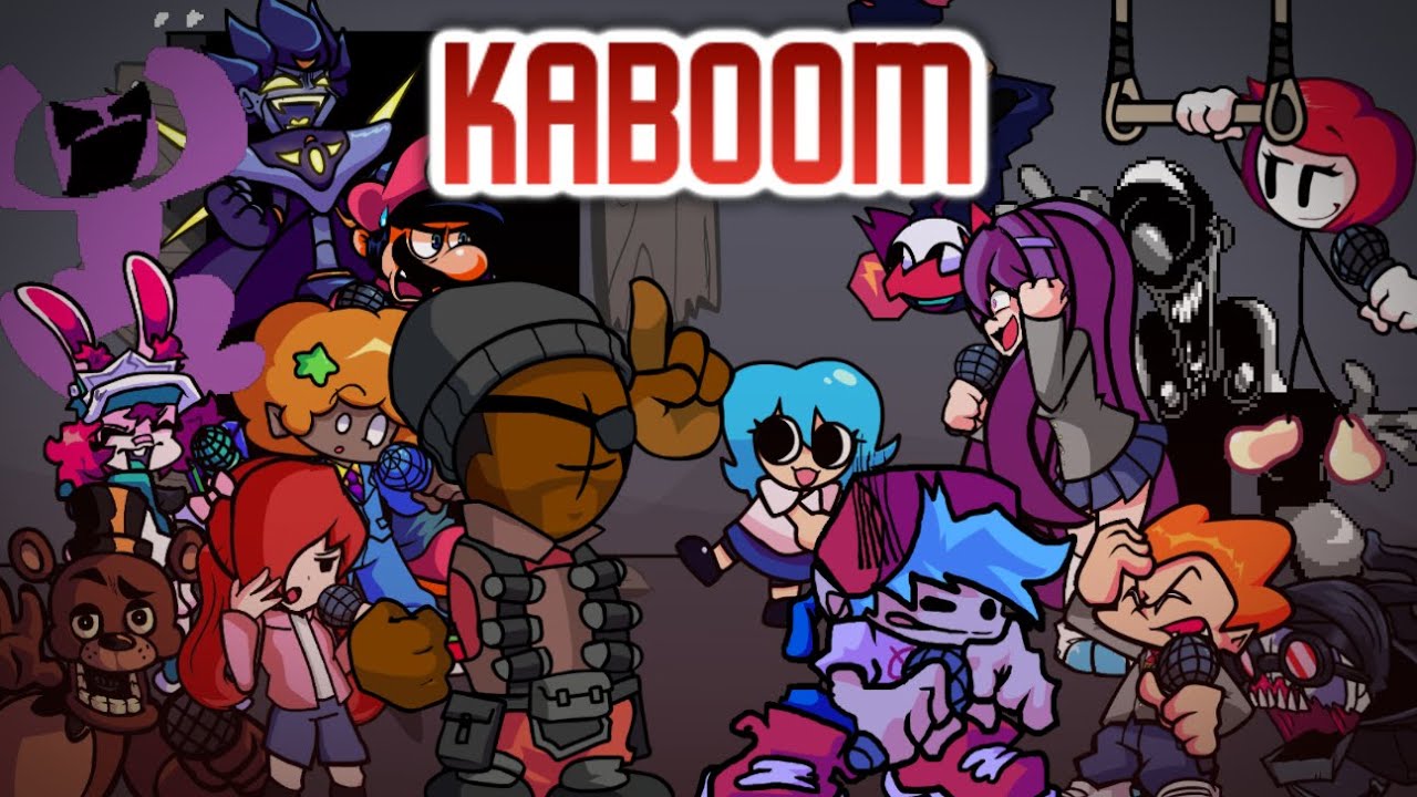 FNF - Kaboom (2024) But Every Turn Another Different Character Is Used (Kaboom BETADCIU REMAKE)