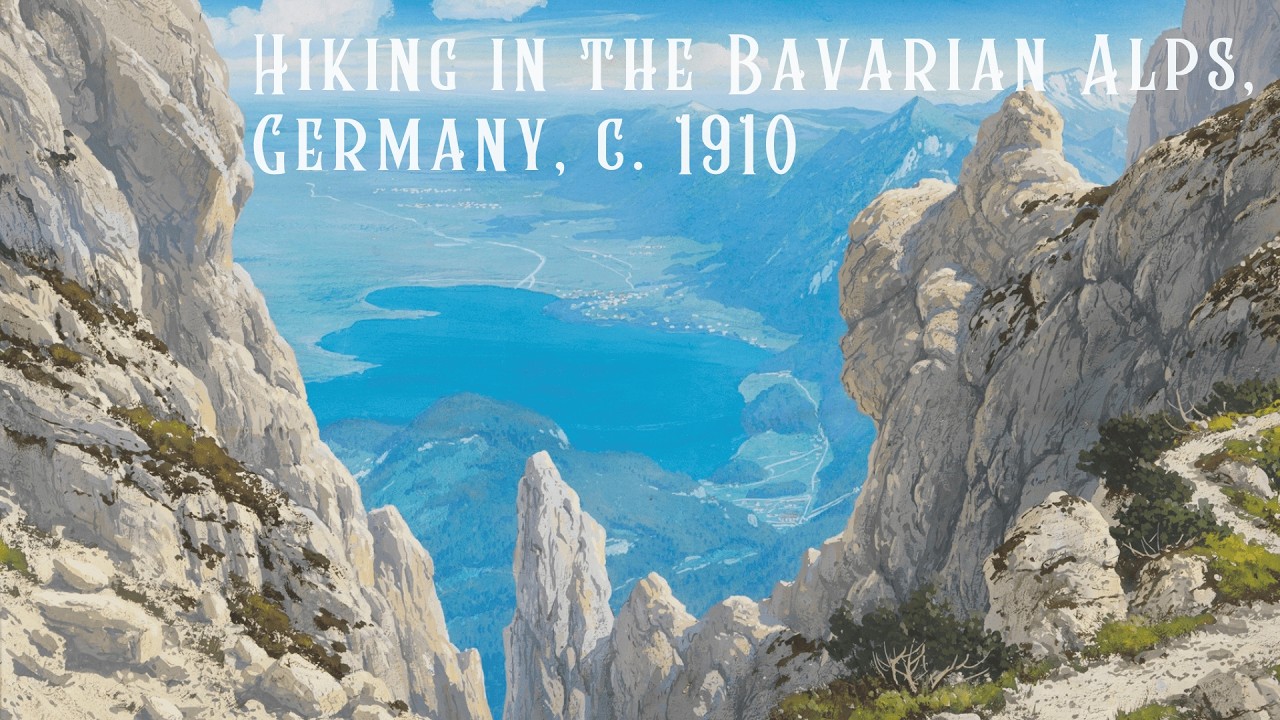 [POV] Hiking in the Bavarian Alps, Germany, c. 1910 | Mountain Breeze & Emerald Lake