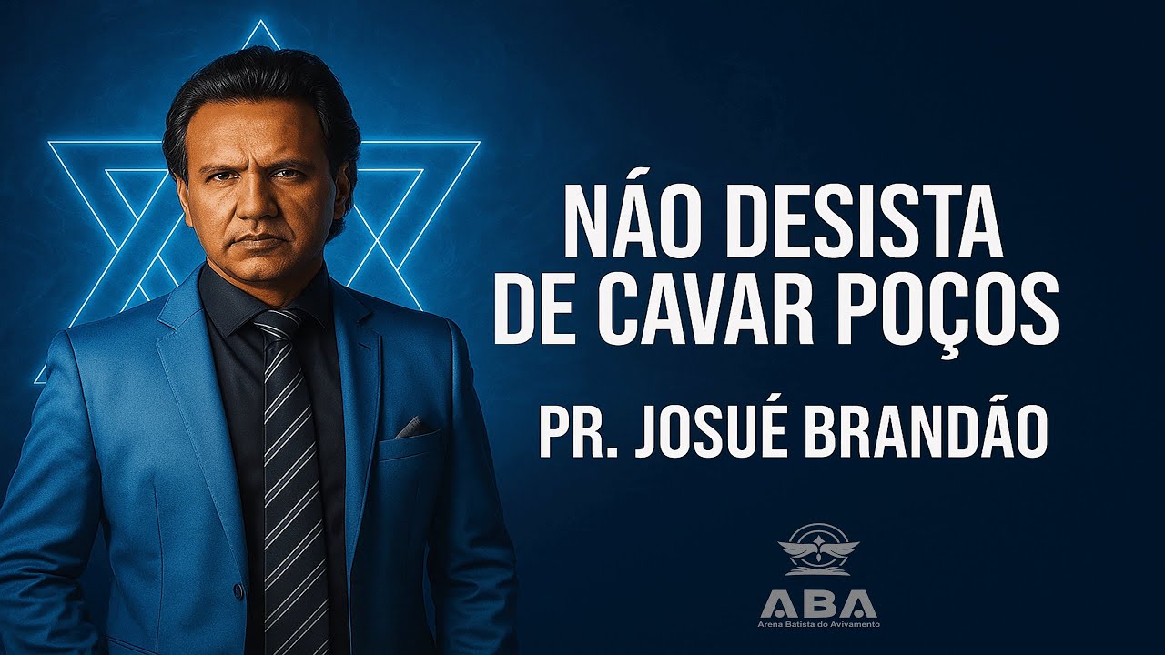 Pr.  Josue Brandão  - Não desista de cavar Poços