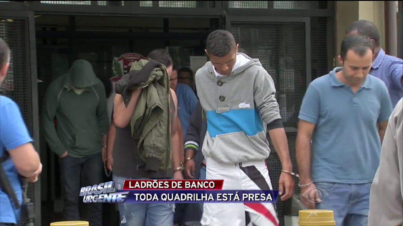 Deic prende quadrilha de ladrões de banco em SP