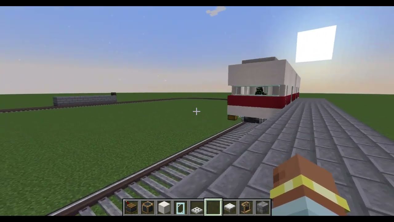 Minecraft: How to build a working realistic train using create mod
