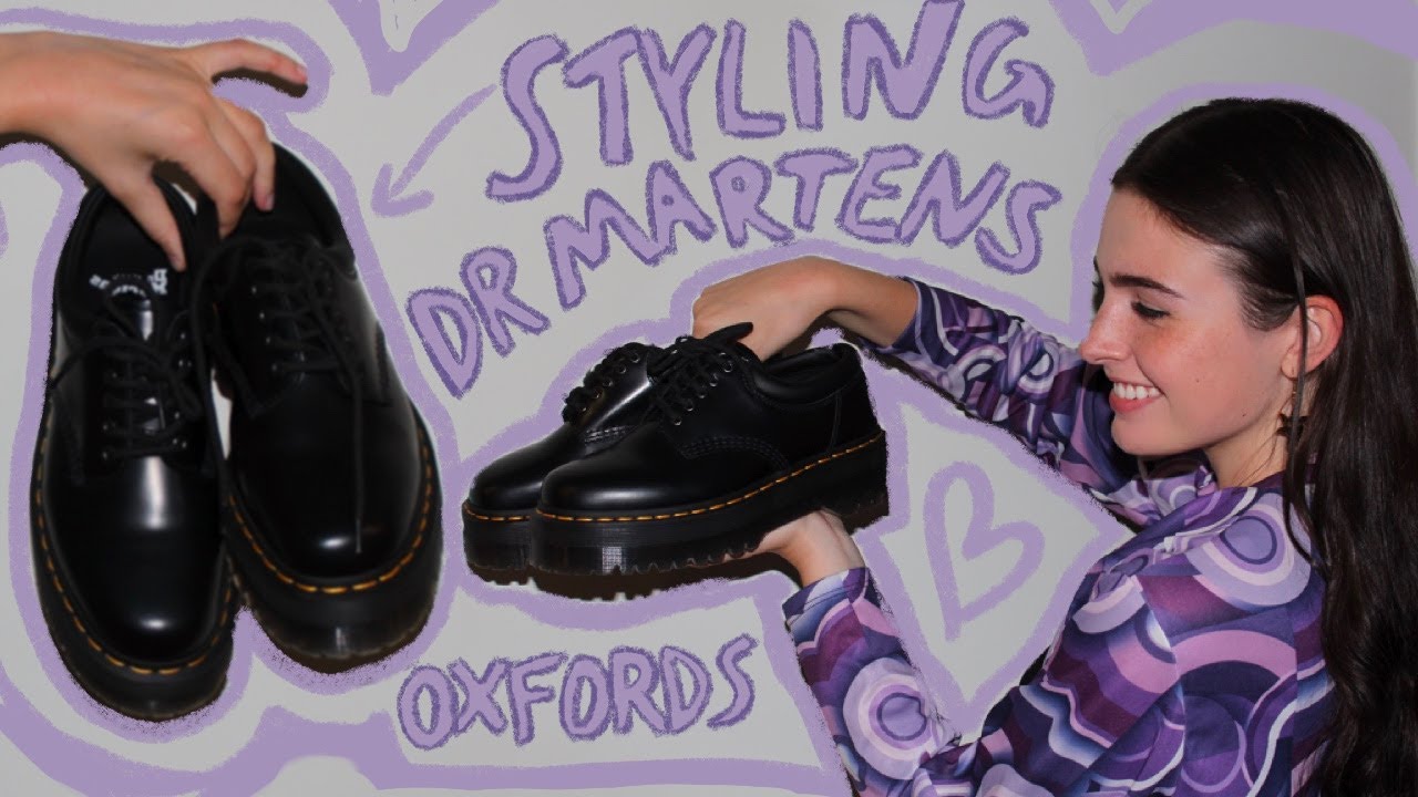HOW TO STYLE: doc marten oxfords | dr martens quad 8053 platforms review: the shoe of fall 2020