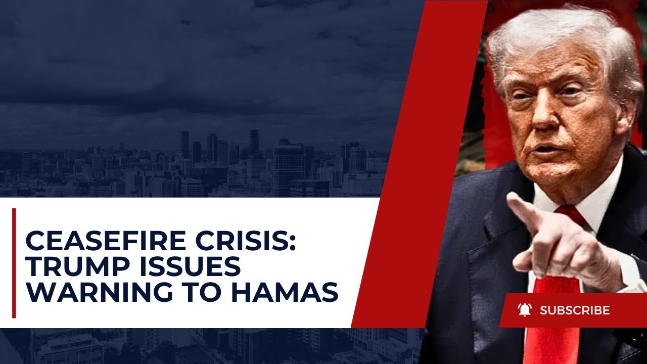 Trump Threatens to Disarm Hamas as Gaza Ceasefire Tensions Escalate
