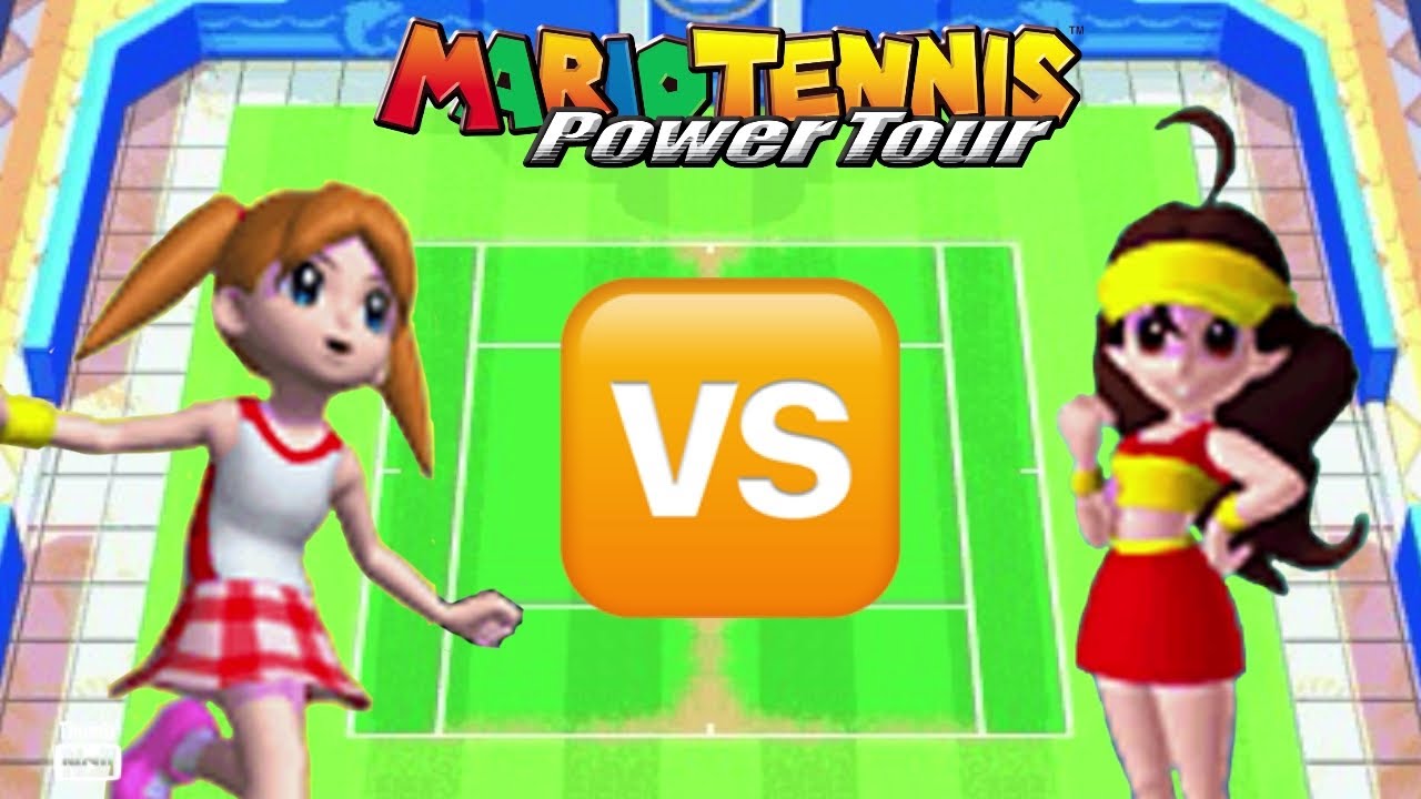 Mario Tennis Power Tour - Ace vs Barb