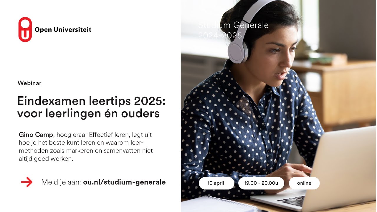 Eindexamen leertips 2025 voor leerlingen &eacute;n ouders