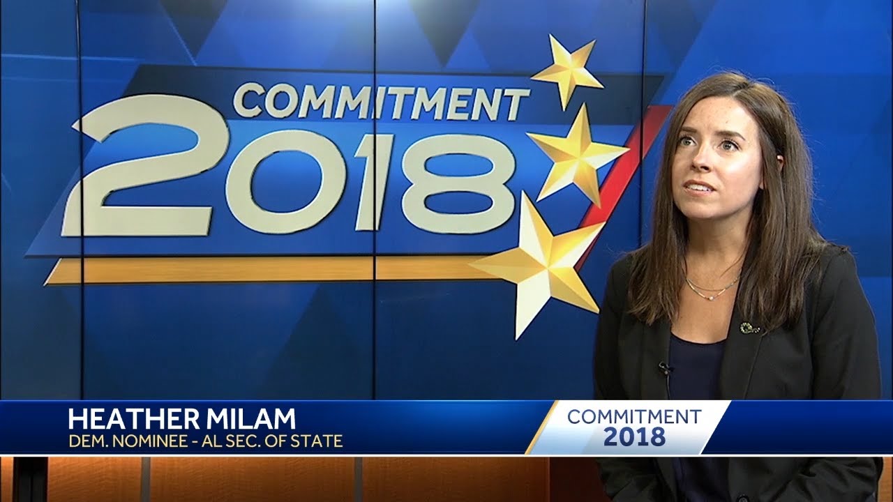Commitment 2018: Interview with Heather Milam, Democratic nominee for Alabama secretary of state