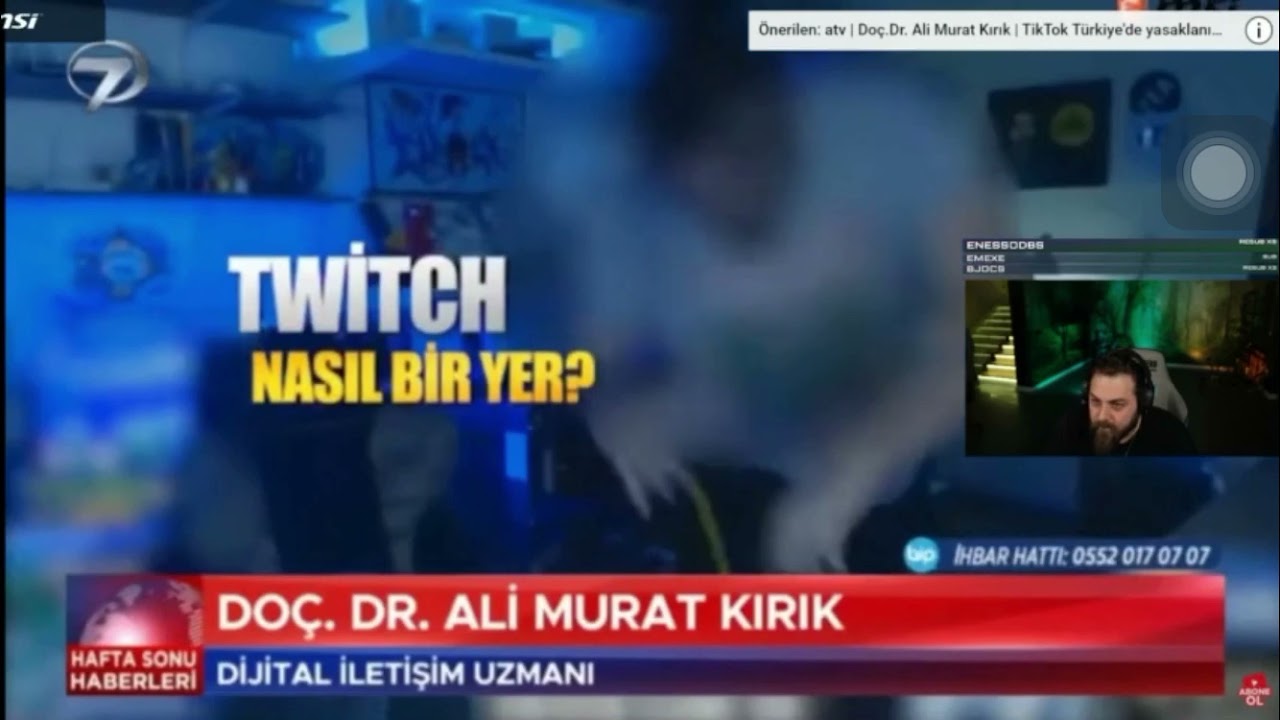 Elraen Kanal 7 Twitch Tehlikesi Haberi İzliyor | Elraen Kanal 7 Haberlere &Ccedil;ıktı