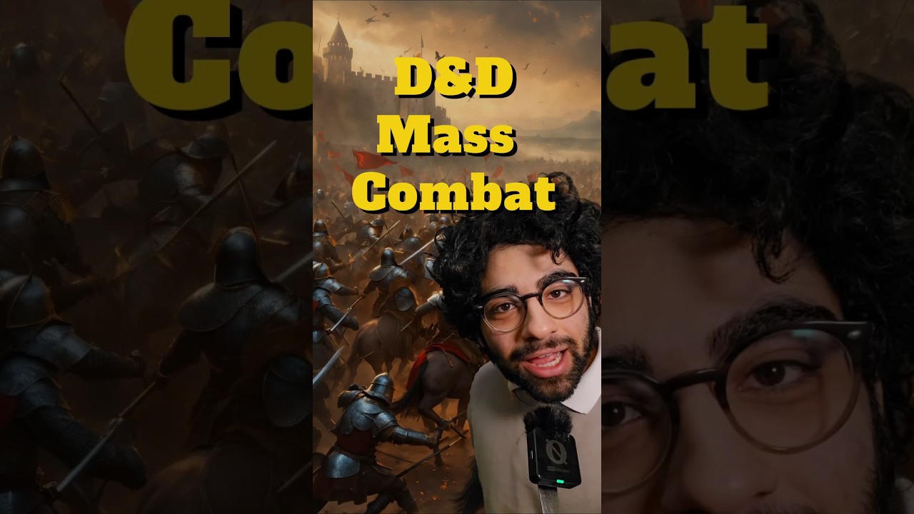 how to run mass combat in D&D #ttrpg  #dungeonsanddragons  #dungeonmaster