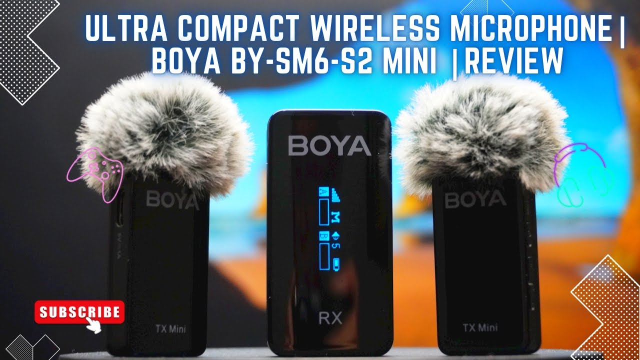 Ultra Compact 2.4Ghz Wireless Microphone system | Boya BY-SM6-S2 Mini | Review
