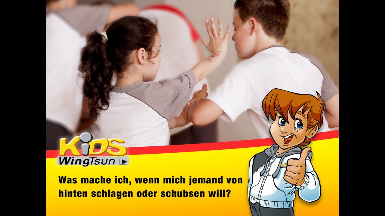 WingTsun für Kids. Was mache ich wenn mich jemand von hinten angreifen wiill?
