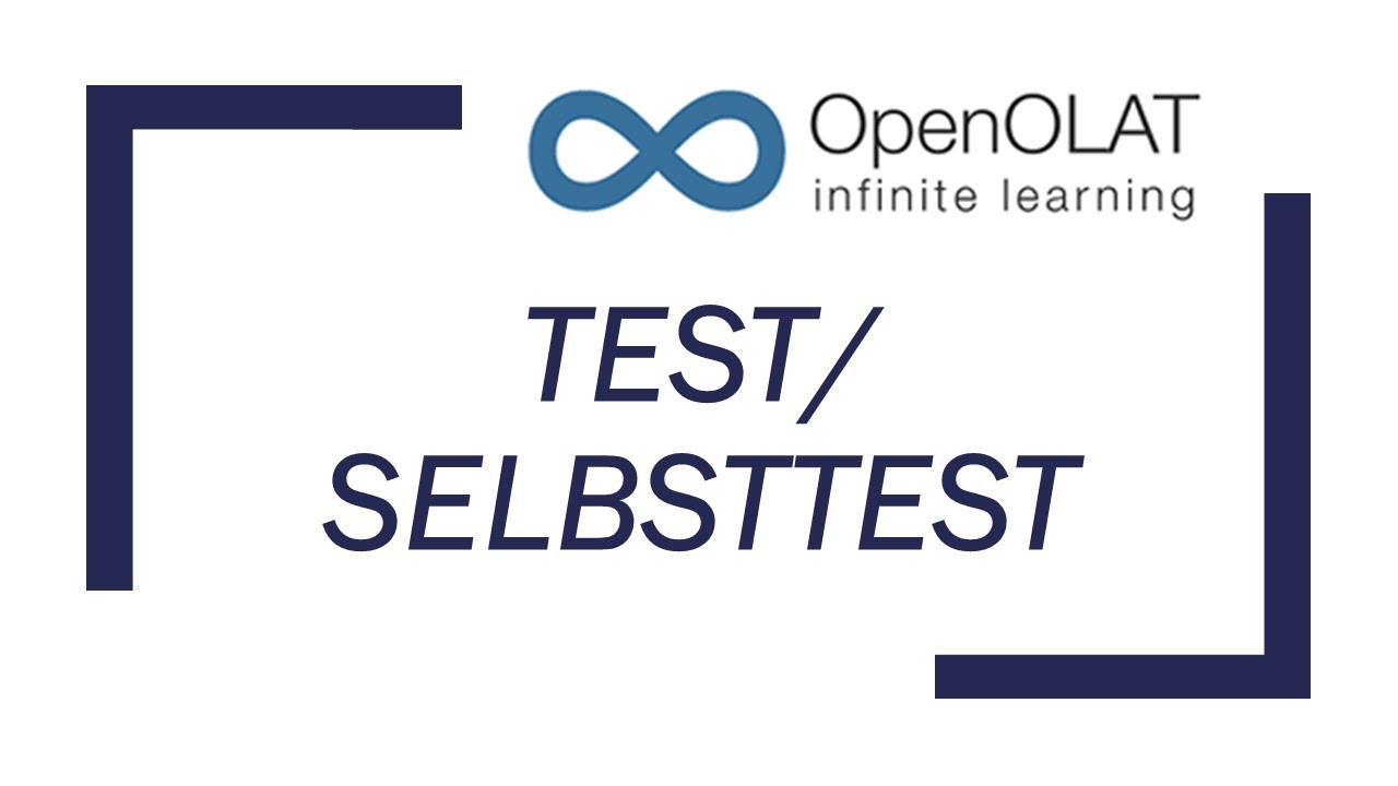 OpenOlat: Test/Selbsttest