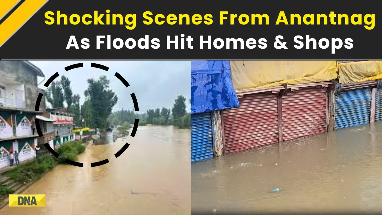 Jammu & Kashmir News: Floods Inundate Homes and Markets in Anantnag | Horrific&nbsp;Visuals