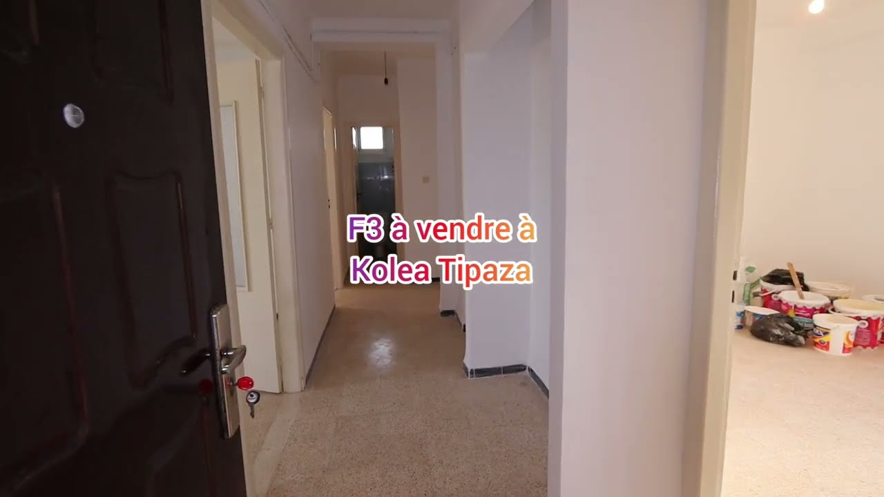 ⛔ Vendu ⛔F3 lsp à vendre à Kolea Tipaza ✅ شقة للبيع ببلدية القليعة موقع استراتيجي