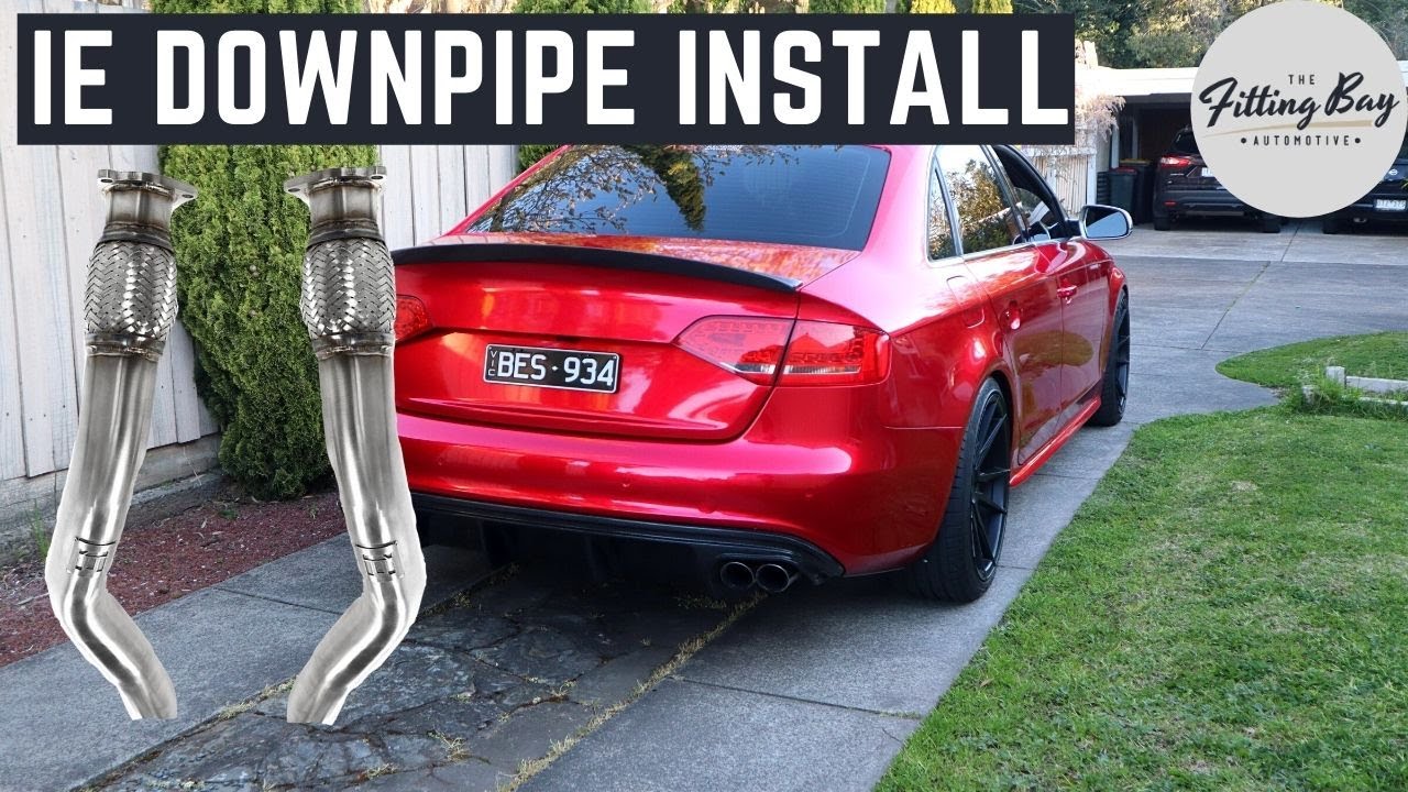 IE Downpipes Install on the Audi S4 (B8/B8.5)