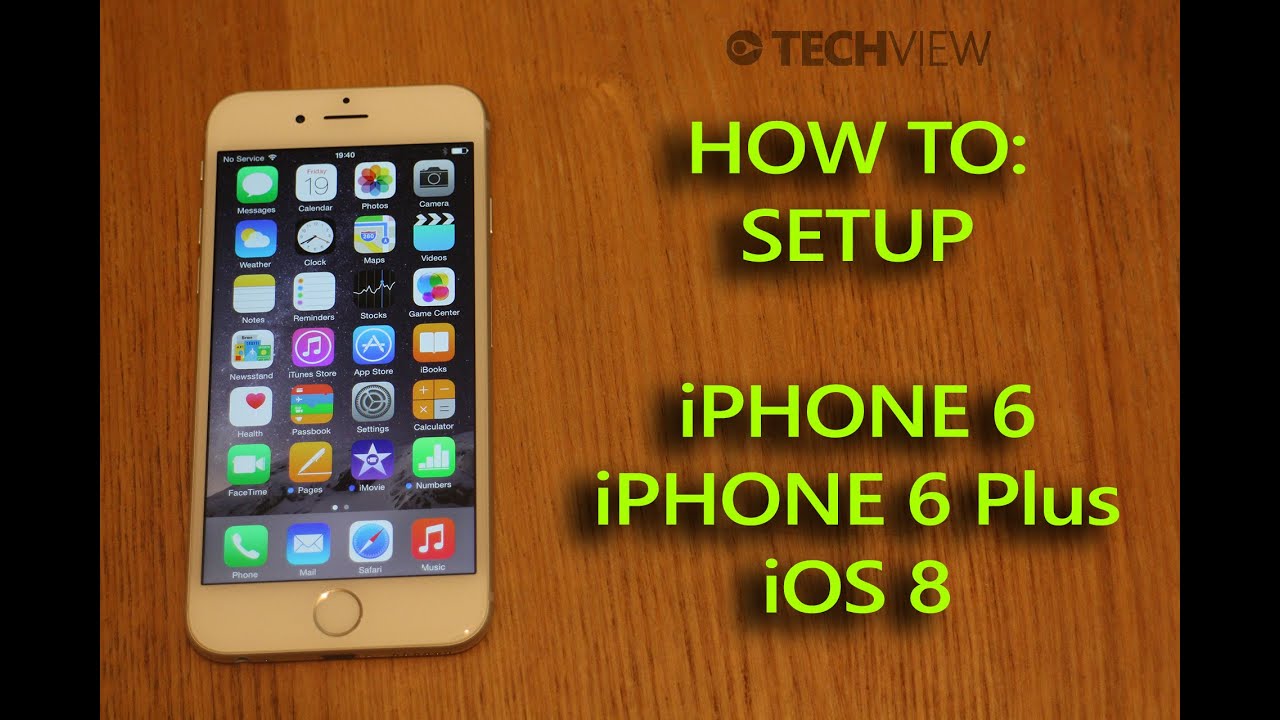 Apple iPhone 6 / 6 Plus iOS 8 Set up guide