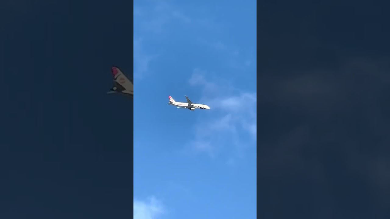 Plane spotting from my house.