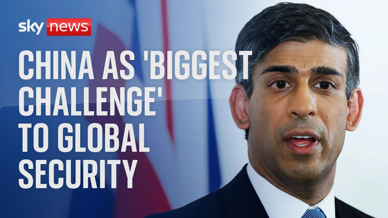 G7 Summit: Rishi Sunak says China poses the 'biggest challenge' to global security