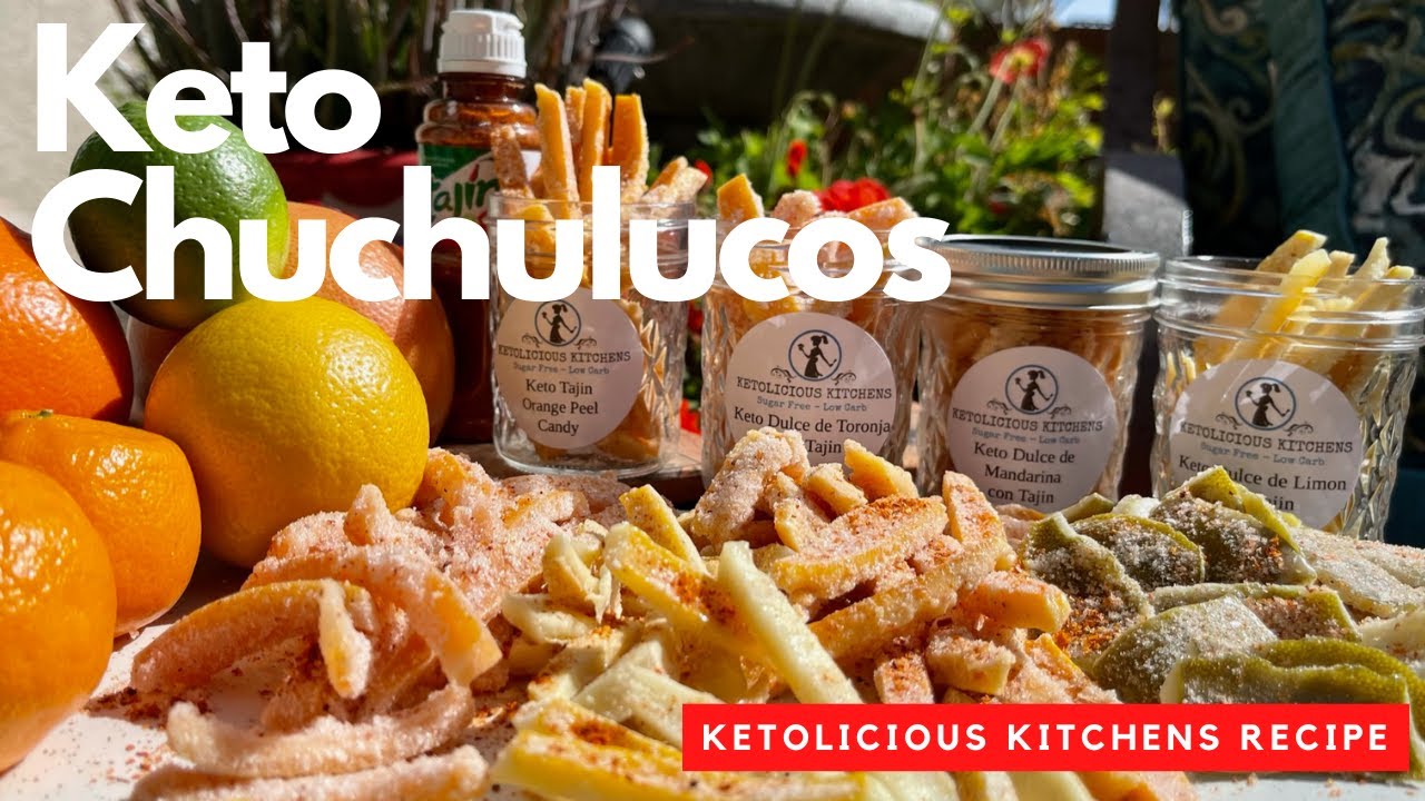 KETO CHUCHULUCOS CON TAJÍN!  Citrusy Keto Candy!