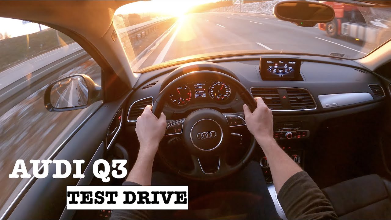 2013 Audi Q3 I 2.0TDi 177HP | POV Test drive | 0-100 acceleration | Review