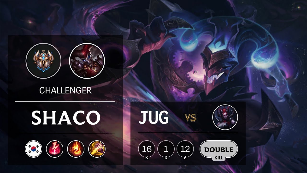 Shaco Jungle vs Elise - KR Challenger Patch 9.24