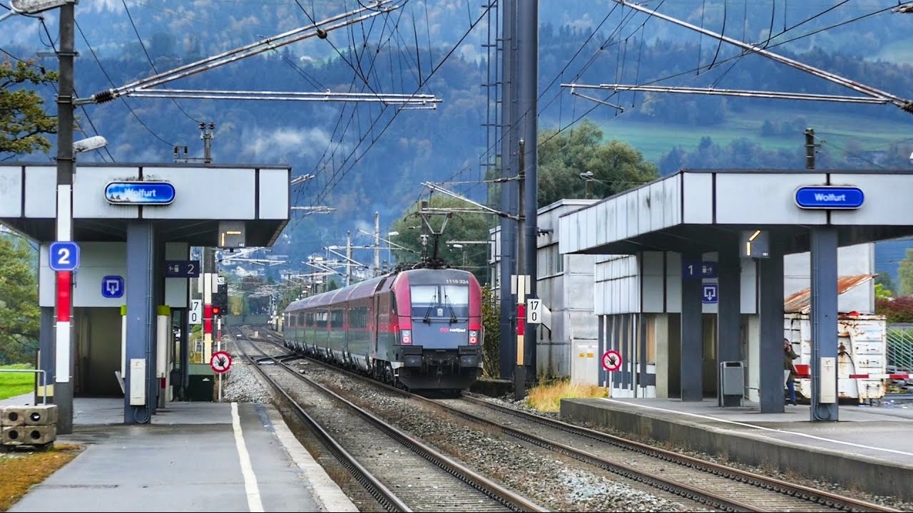 Container-Terminal und Bahnhof Wolfurt in Vorarlberg